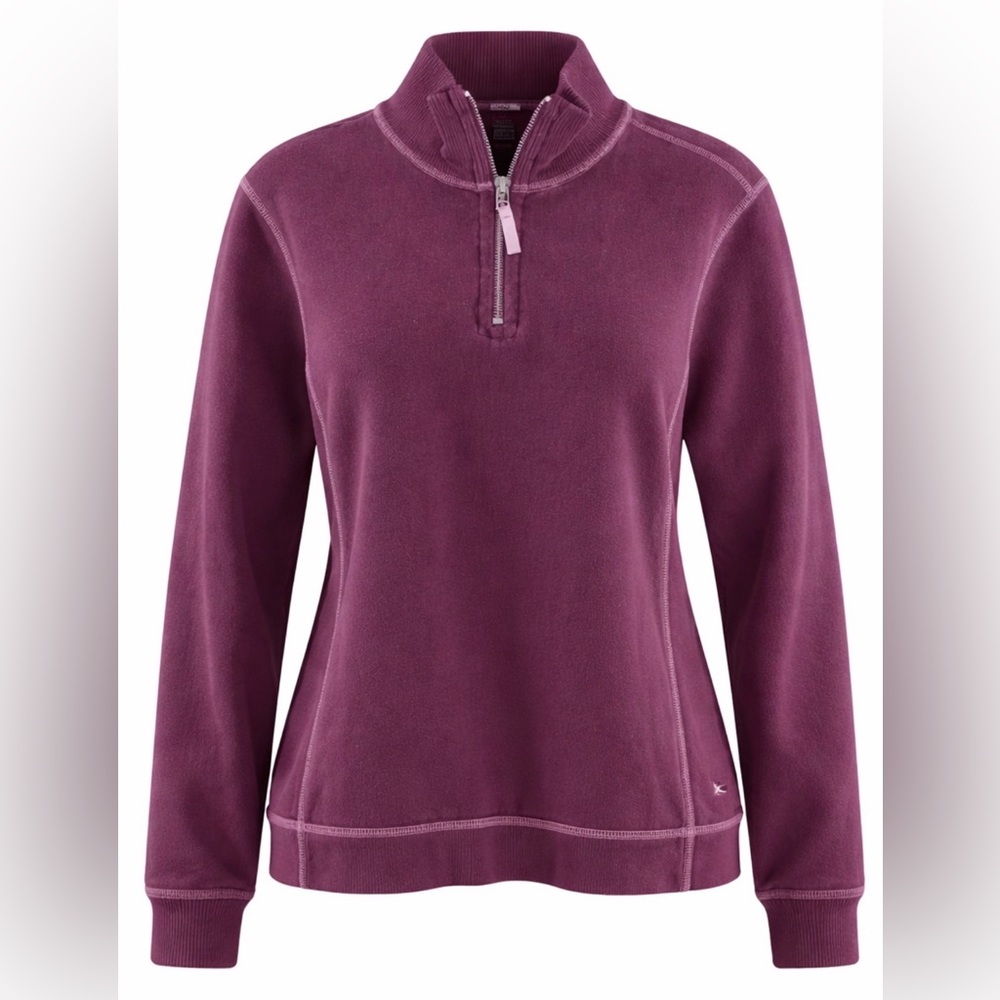 Eddie Bauer 1/4 Zip Sweatshirt 💜☮️💟